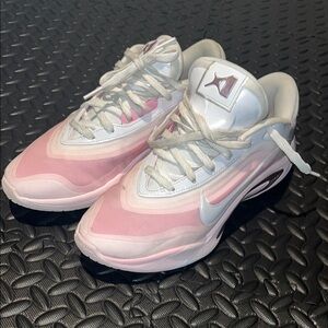 2025 Nike A’One #1 Draft Pick Womens 10.5 Pink White Basketball Shoes